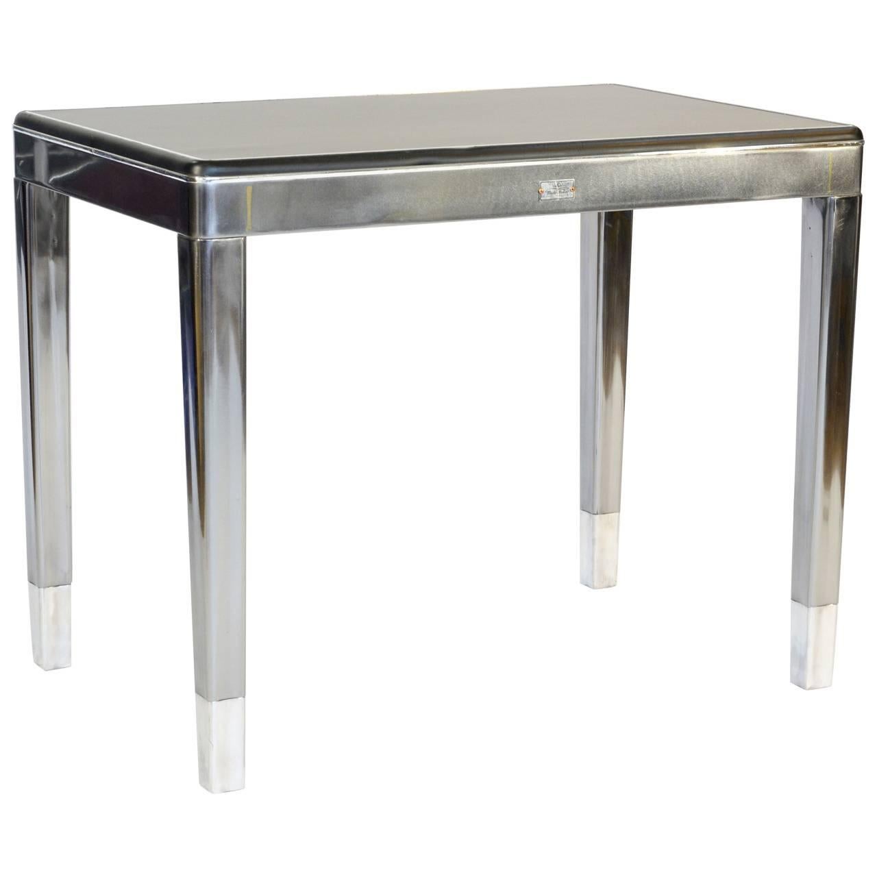 Petite Writing Table by General Fireproofing For Sale