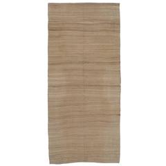 Brown Kilim, Wide Runner 6
