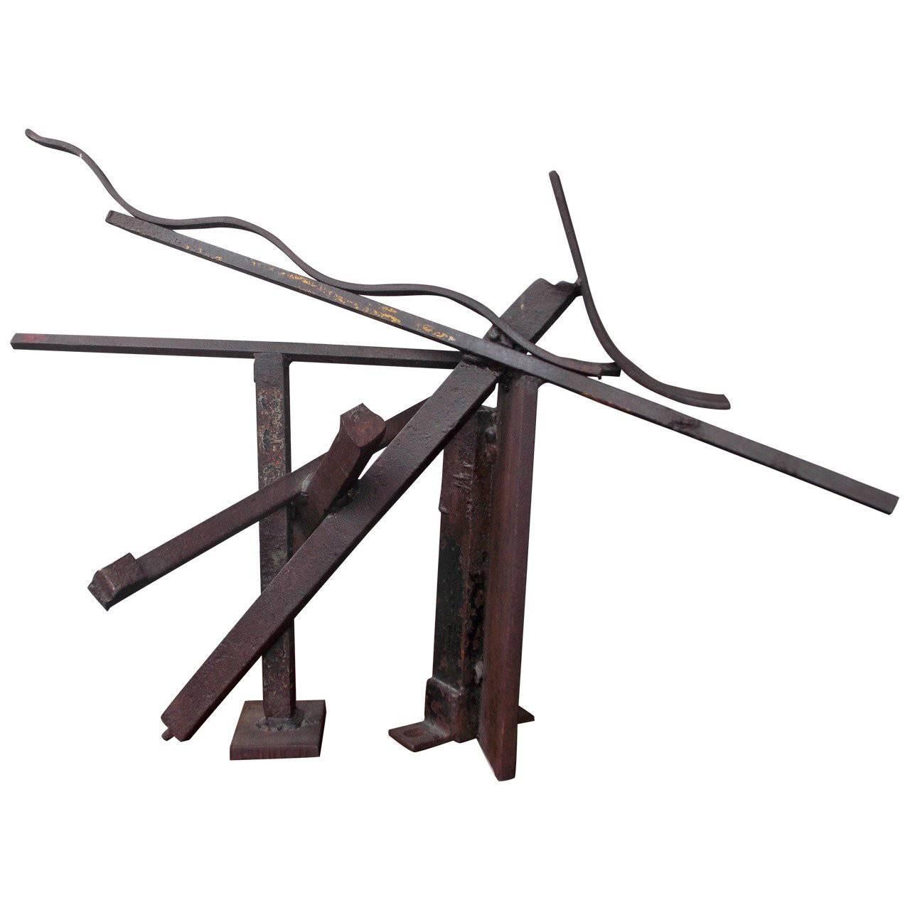 Jerry Sarapochiello Abstract Steel Sculpture, 2007 For Sale at 1stDibs