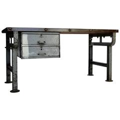 Industrial Steel Work Table