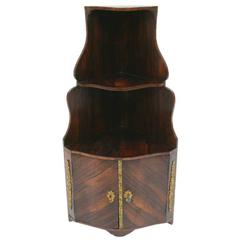 ON SALE Corner Cabinet Empire 19th Century French Rosewood