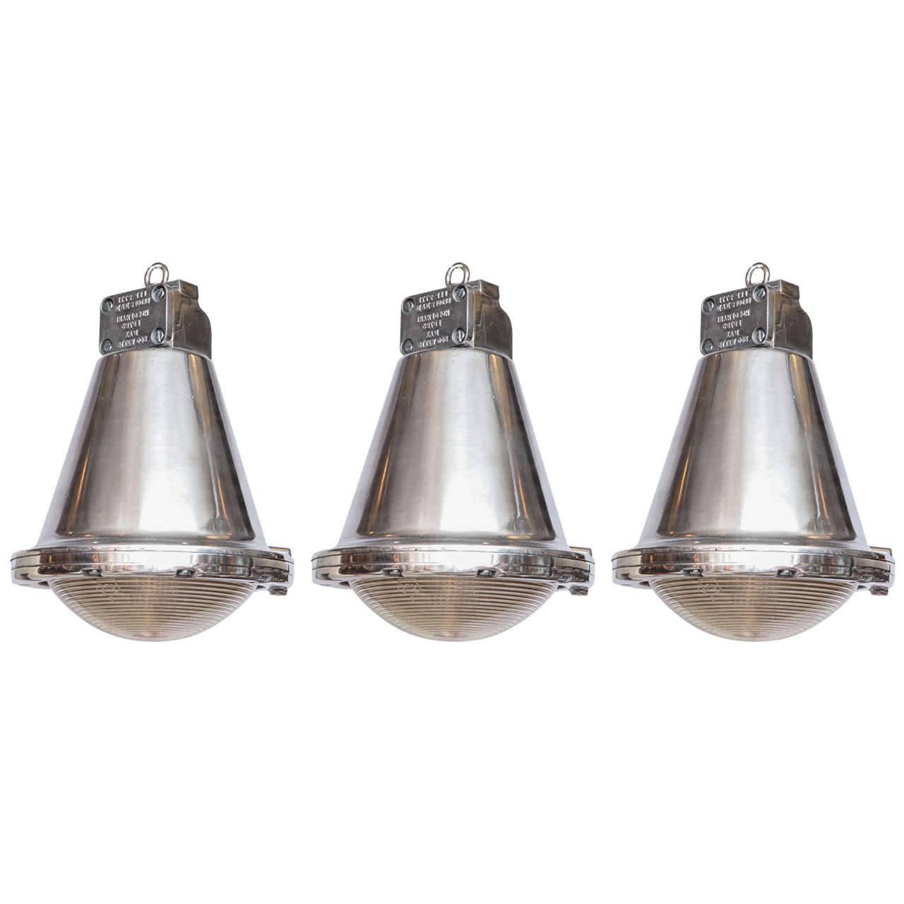 Polished Conical Industrial Lights