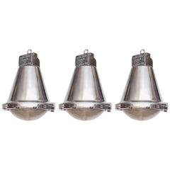 Polished Conical Industrial Lights