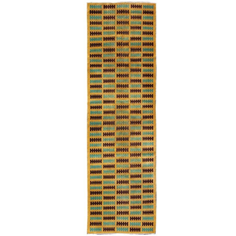 MidCentury Modern Rug For Sale at 1stdibs