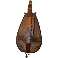 19th Century Painted Hurdy-Gurdy