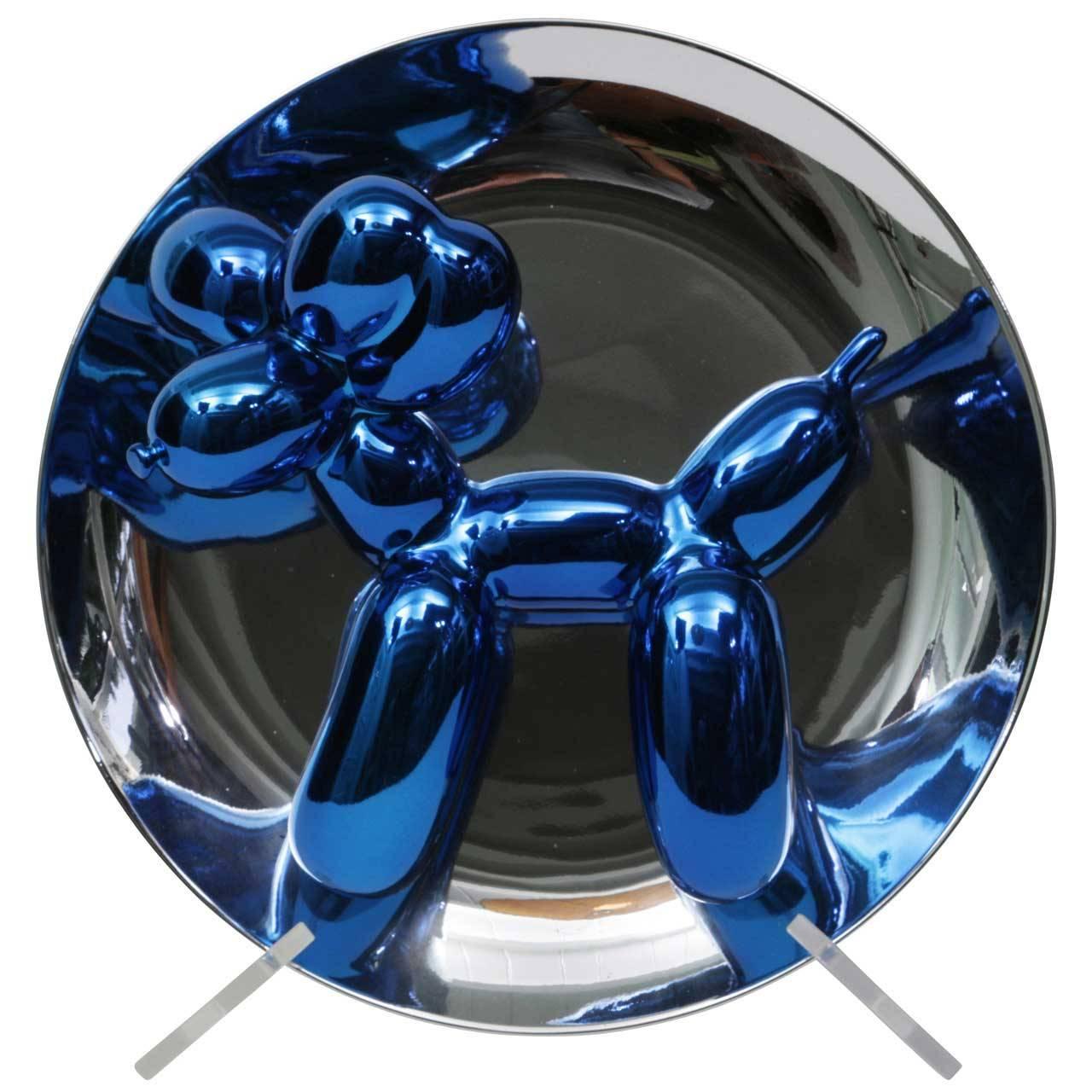 Jeff Koons "Balloon Dog" Sculpture in Blue, Original with Authentication