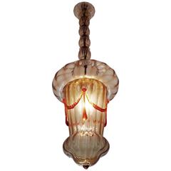 Venetian Lantern Attributed to Venini, circa 1950 9