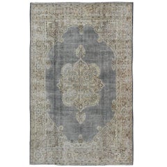 Vintage Turkish Oushak Rug