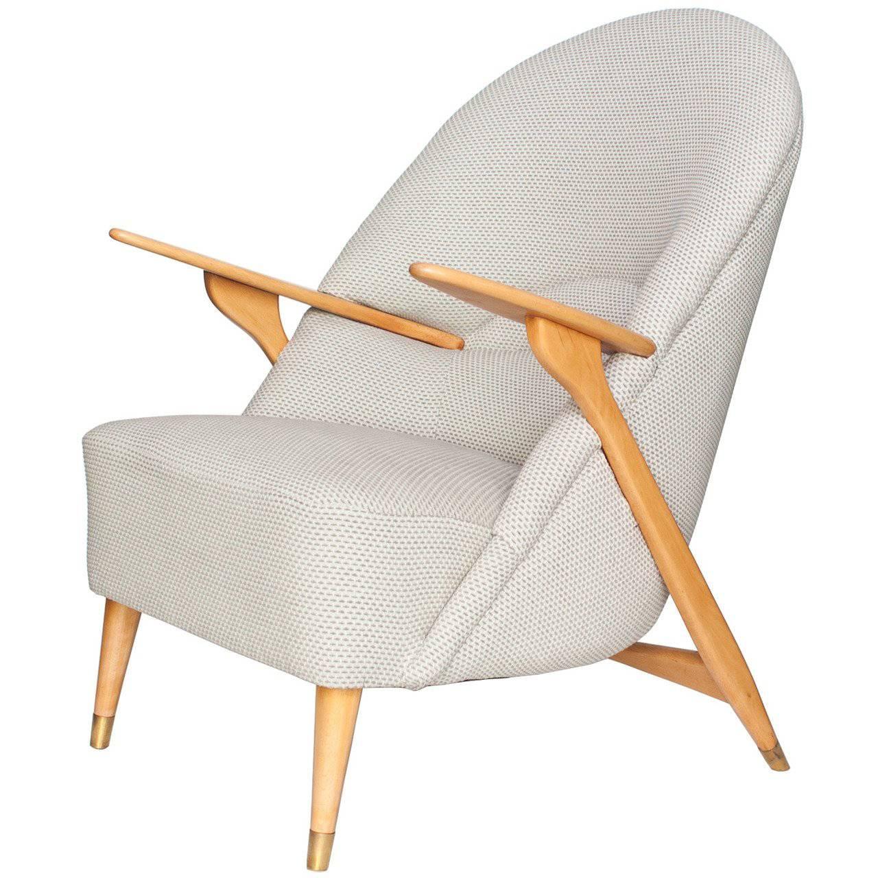 Svante Skogh Scandinavian Modern Lounge Chair by Säffle Möbelfabrik, Sweden