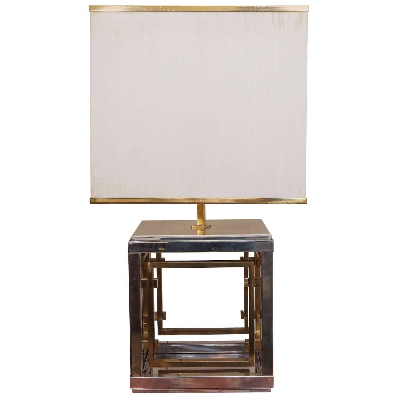 Handsome Table Lamp by Romeo Rega For Sale