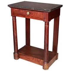 Antique French Empire Period Side Table of Mahogany