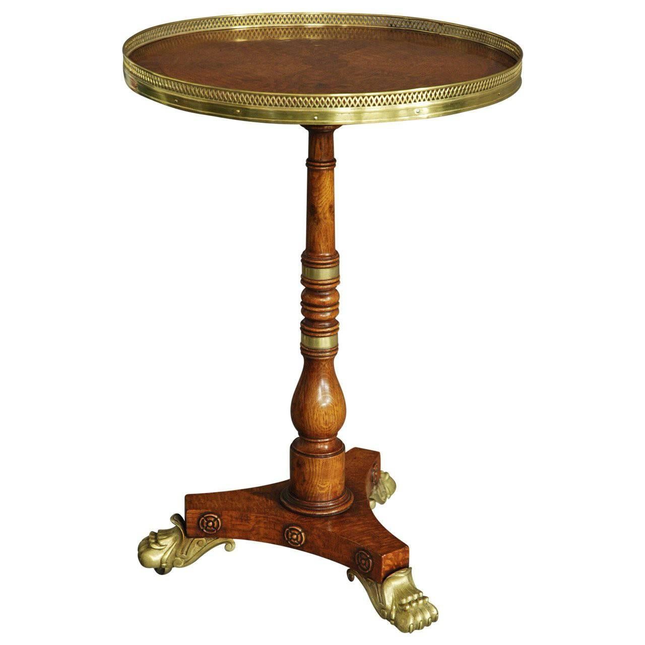 Early 19th Century Oak Occasional Table