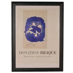 Lithography by Georges Braque for Louvre Museum, Printed by Mourlot in 1965 12