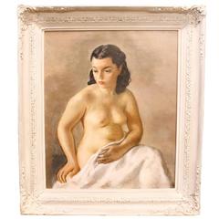 Semi Nude Portrait by Robert Philipp