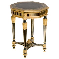 19th Century French Napoleon III Gilt Gueridon