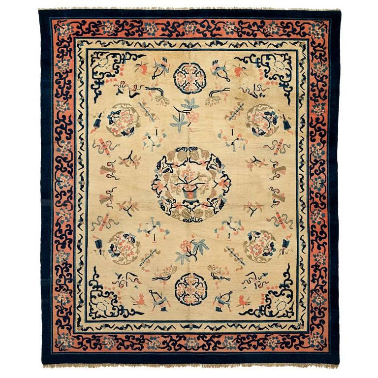 Late 19th Century Peking Carpet For Sale