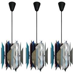 Three Metal and Enamel Pendants by Simon Henningsen 4