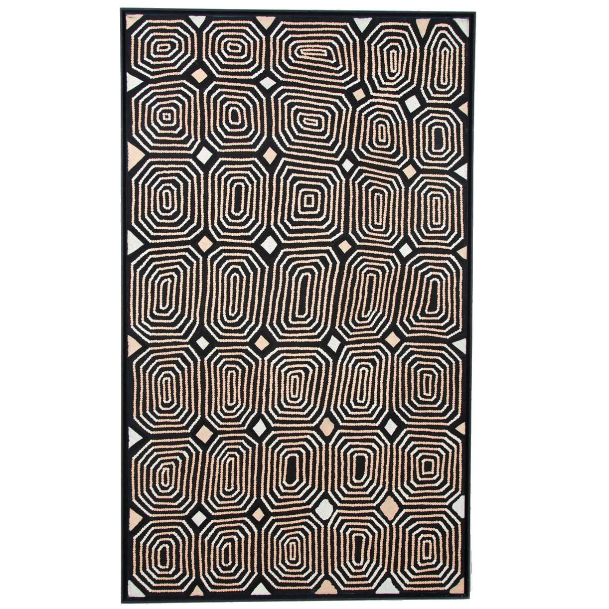 'Itilangi Tjukurpa', Australian Aboriginal Painting, monochrome pattern