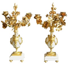 Pair of Louis XV Style Candelabra