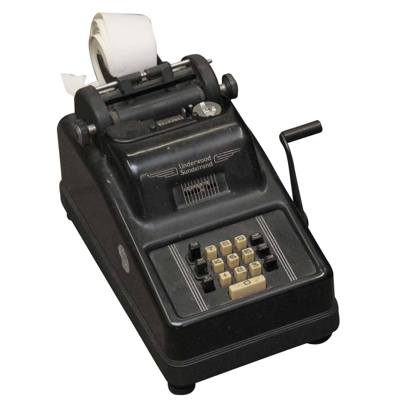 1948 Underwood Sundstrand Adding Machine with Art Deco Design For Sale ...