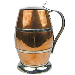 Rare Copper and Monel Tankard, circa 1895