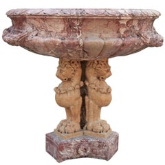 Italian Marble Fountain in the Style of the Late 16th Century