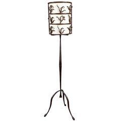 Wrought Iron Branch-Form Floor Lamp by Eric Schmitt