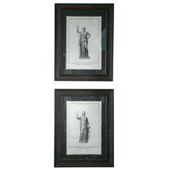Set of Four 19th Century Italian Engravings