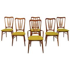 Set of Six Danish Teak Dining Chairs by Koefoeds Hornslet