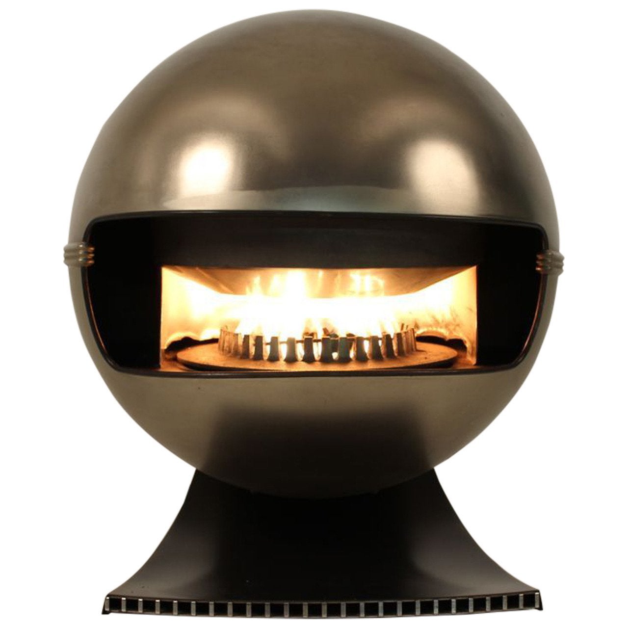 MidCentury Modern Wood Burning Preway Fireplace at 1stDibs