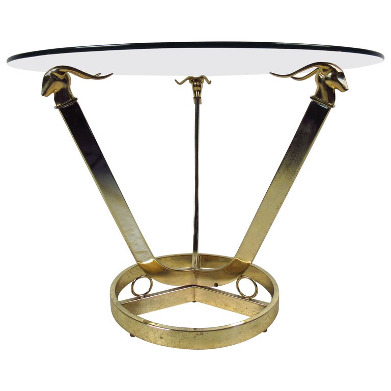 Contemporary Modern Glass Top Cocktail Table For Sale at 1stDibs