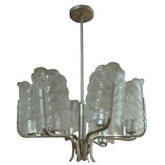 Midcentury Murano Light Fixture