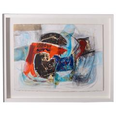 Mid-Century Abstract Watercolor by the American Artist Edith Ferullo 6