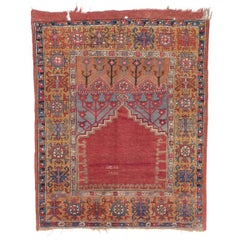 Antique Konya Prayer Rug