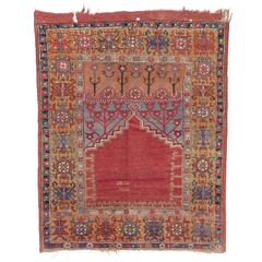 Antique Konya Prayer Rug 8