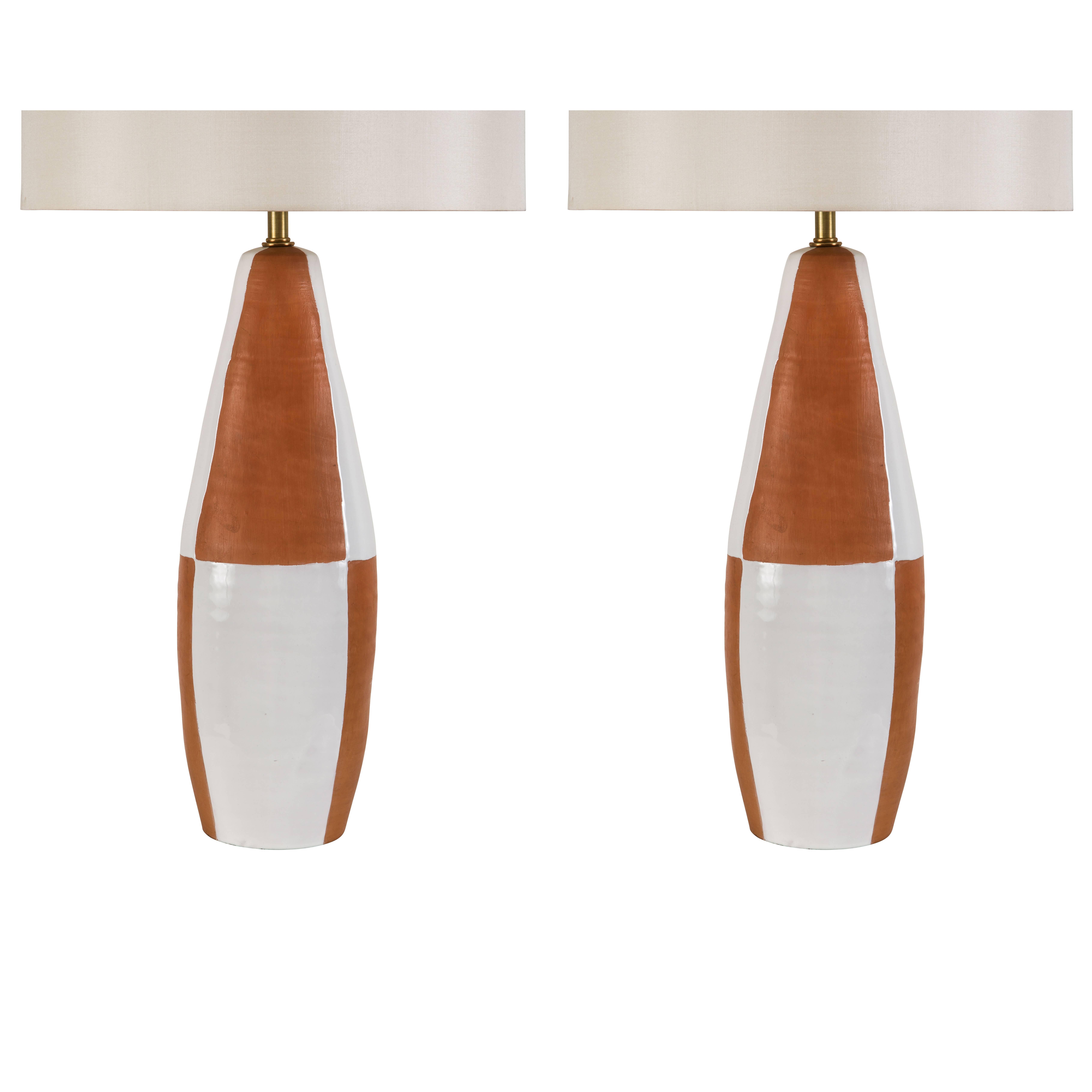 Pair of Ceramic Table Lamps by Bitossi