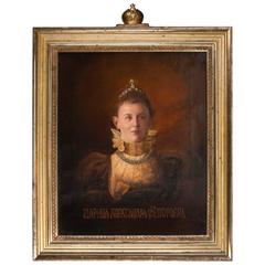 Portrait of Alexandra Wife of Tsar Nicholas
