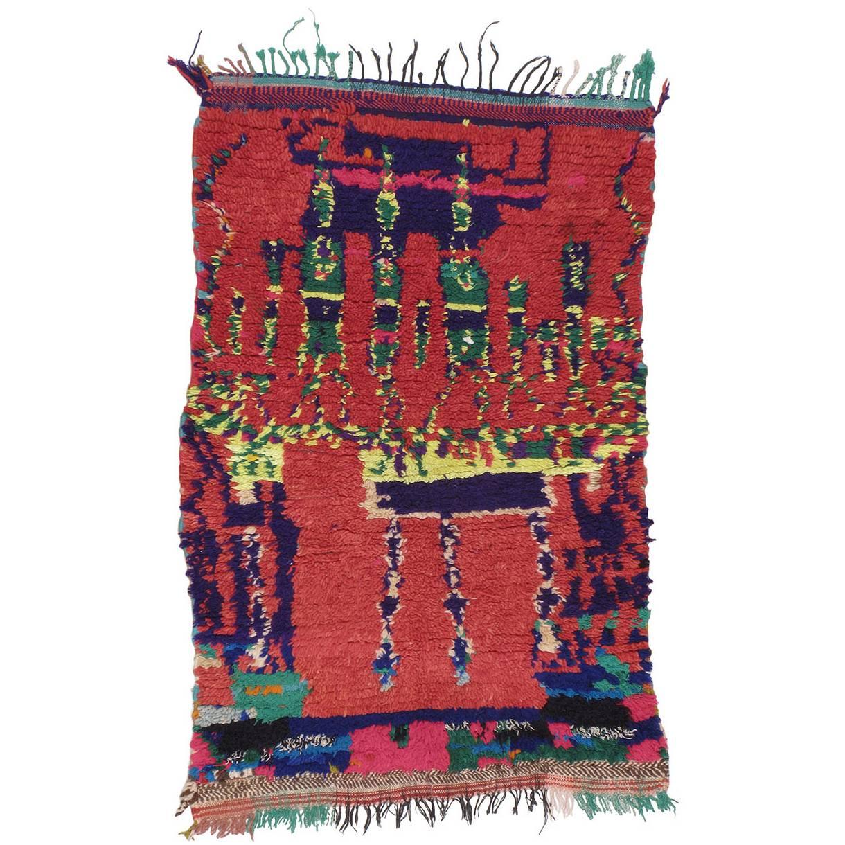 Azilal Moroccan Berber Rug, Saddle Cover