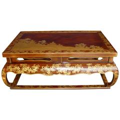 19th Century Japanese Writing or Incense Lacquered Table