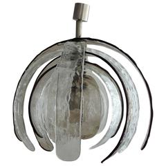 Rare Artichoke Chandelier Carlo Nason for Mazzega, 1960 10
