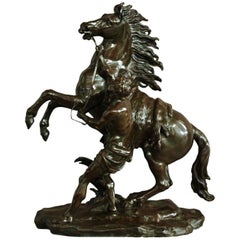Figure en bronze du 19ème siècle « Cheval Marley »