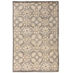 Hand-Knotted Stark Rug