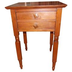 American Provincial Pinewood Nightstand