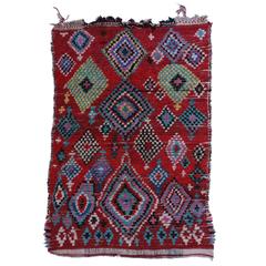 Berber Moroccan Rug with Modern Tribal Design and Boho Chic Style