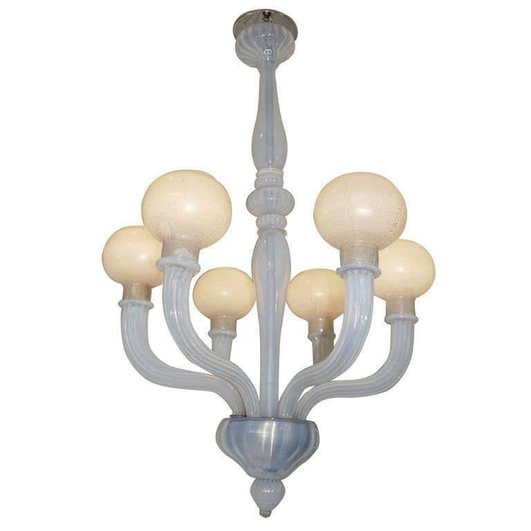 Seguso Vetri d'Arte Chandelier, Italy, 1930s