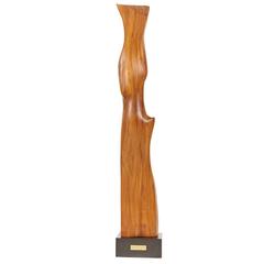 1970s Abstract Wooden Sculpture by Ruth Levine 10