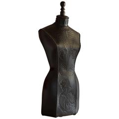 Hand tooled leather mannequin by Georgina Brett-Chinnery (custom options) 3