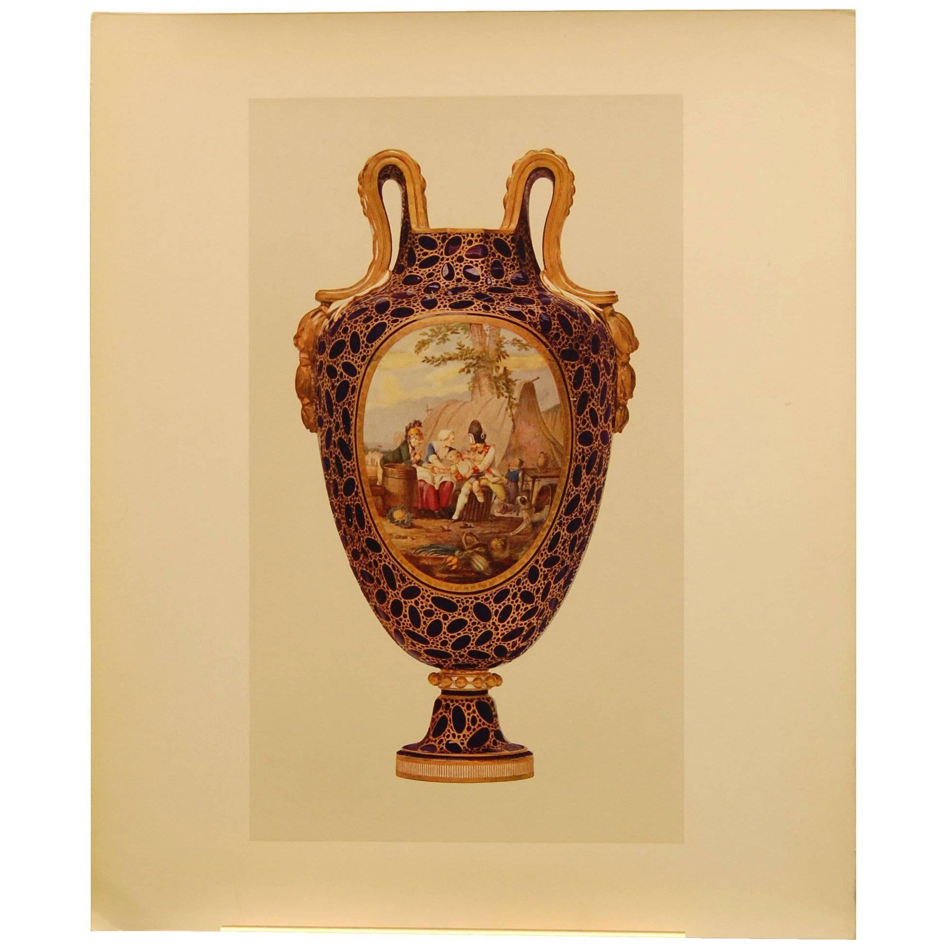 Prints from "Sevres Porcelain of Buckingham & Windsor Castles" For Sale