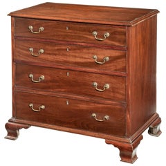 George III Period Mahogany Chest of Drawers of Small Proportions
