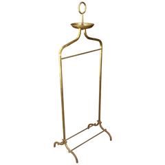 Polished Brass Gentleman's Valet by Charles Hollis Jones for Desi Arnaz 10